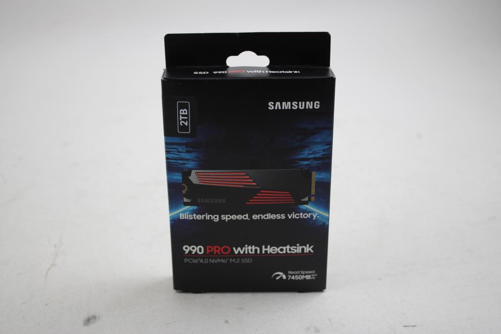 Samsung SSD 990 Pro With Heatsink, 2Tb
