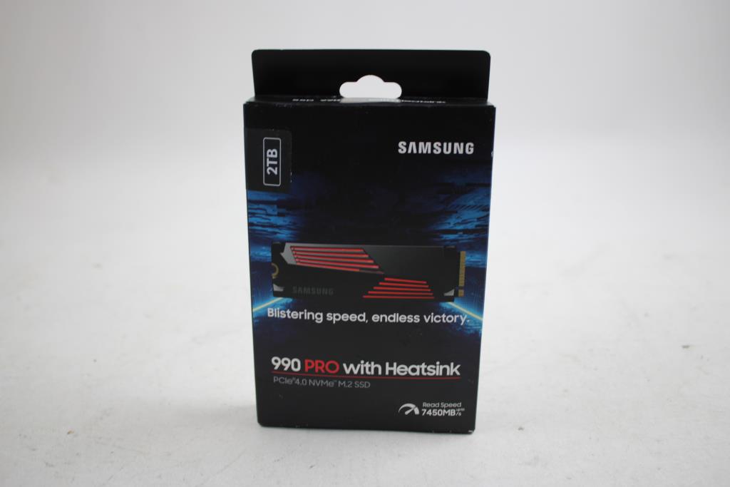 Samsung SSD 990 Pro With Heatsink, 2Tb