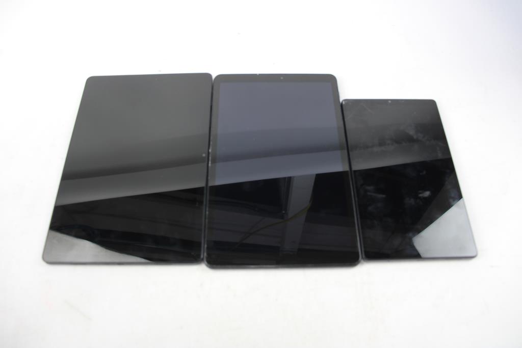 Samsung Tablets Bulk, Sold For Parts, 3 Pieces