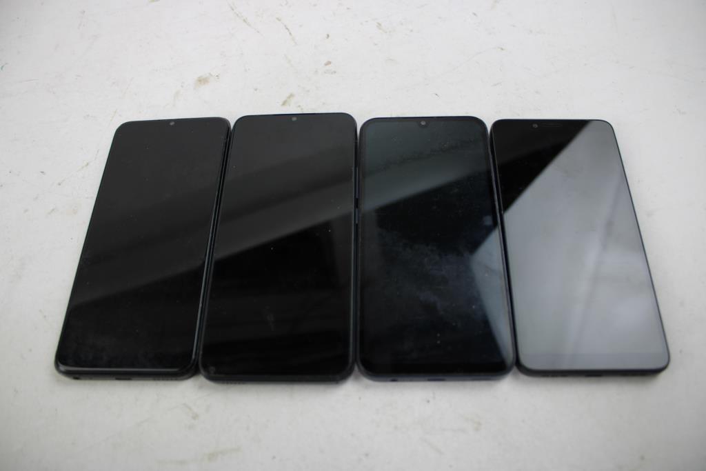 Samsung, TCL, BLU, Vortex Cell Phone Lot, 4 Pieces, Sold For Parts