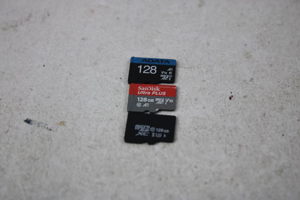 San Disk Adapter & San Disk, ImageMate, Adata SD Cards 4 Pieces