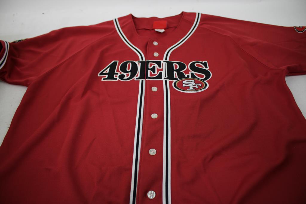 San Francisco 49ers 2XL Jersey, And Small Gold Spoons Pack, 2 Pieces
