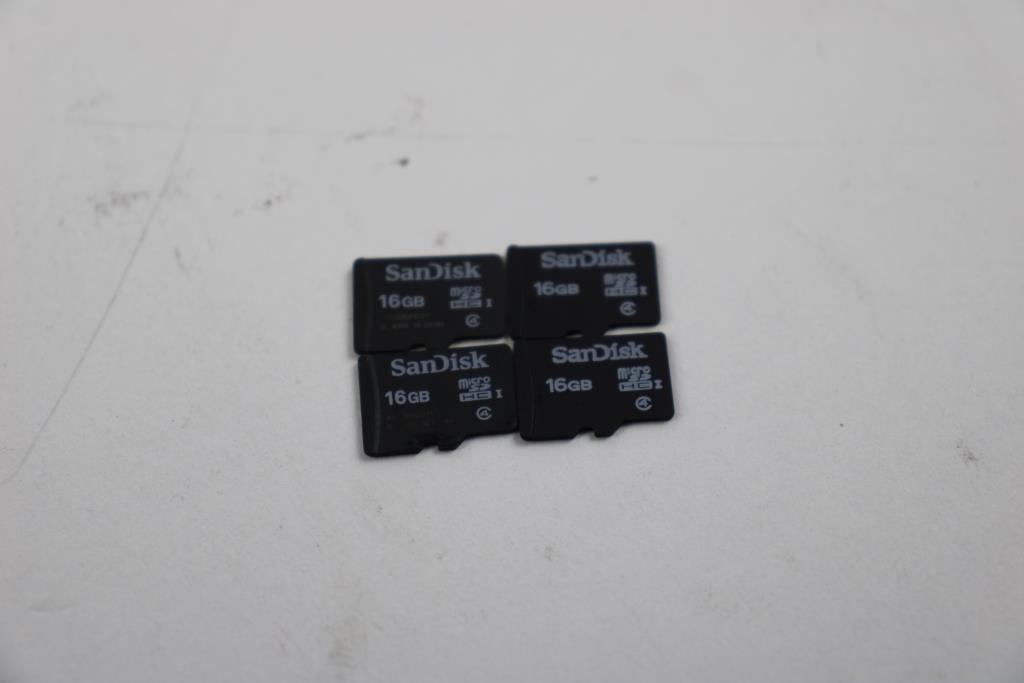 SanDisk, ADATA, Lexar 16GB MicroSD Cards, 8 Pieces