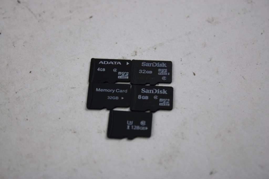 SanDisk, Adata, Samsung, EMTEC Micro SD Cards, 10 Pieces