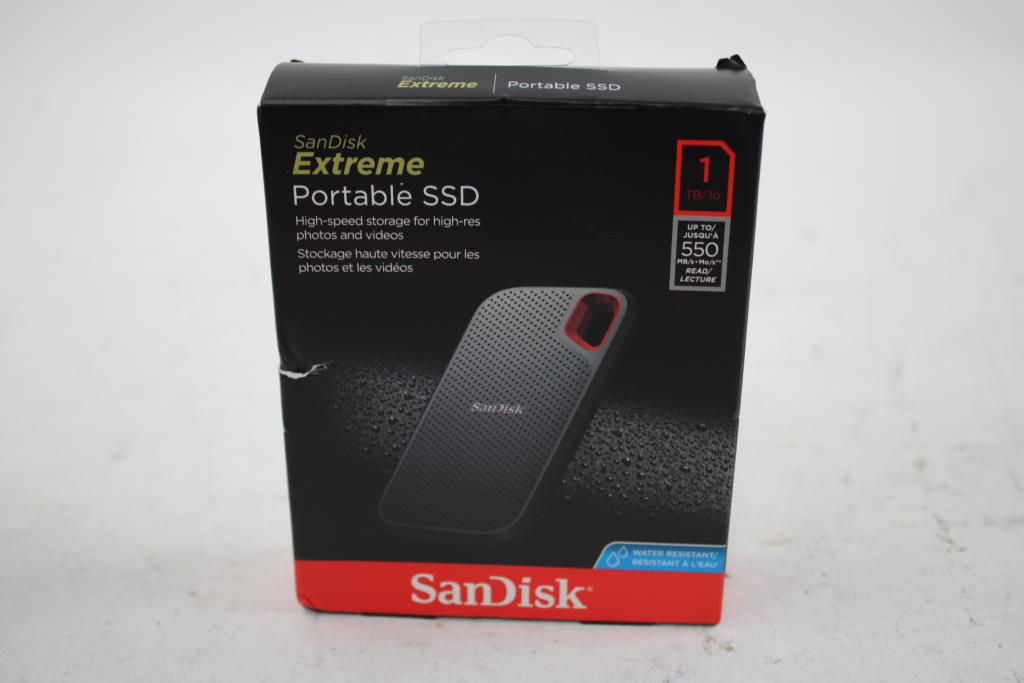 SanDisk Extreme Portable SSD, 1 TB