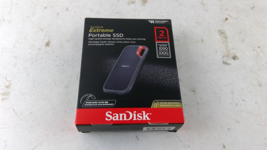 Sandisk Extreme Portable SSD 2TB