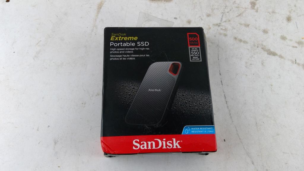 Sandisk Extreme Portable SSD 500GB