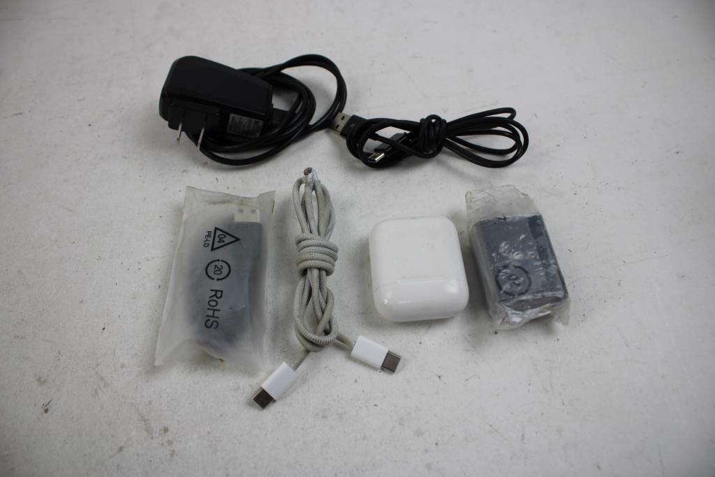 Sans E-Bike Charger, AC Adapters, Airpods Bulk Lot