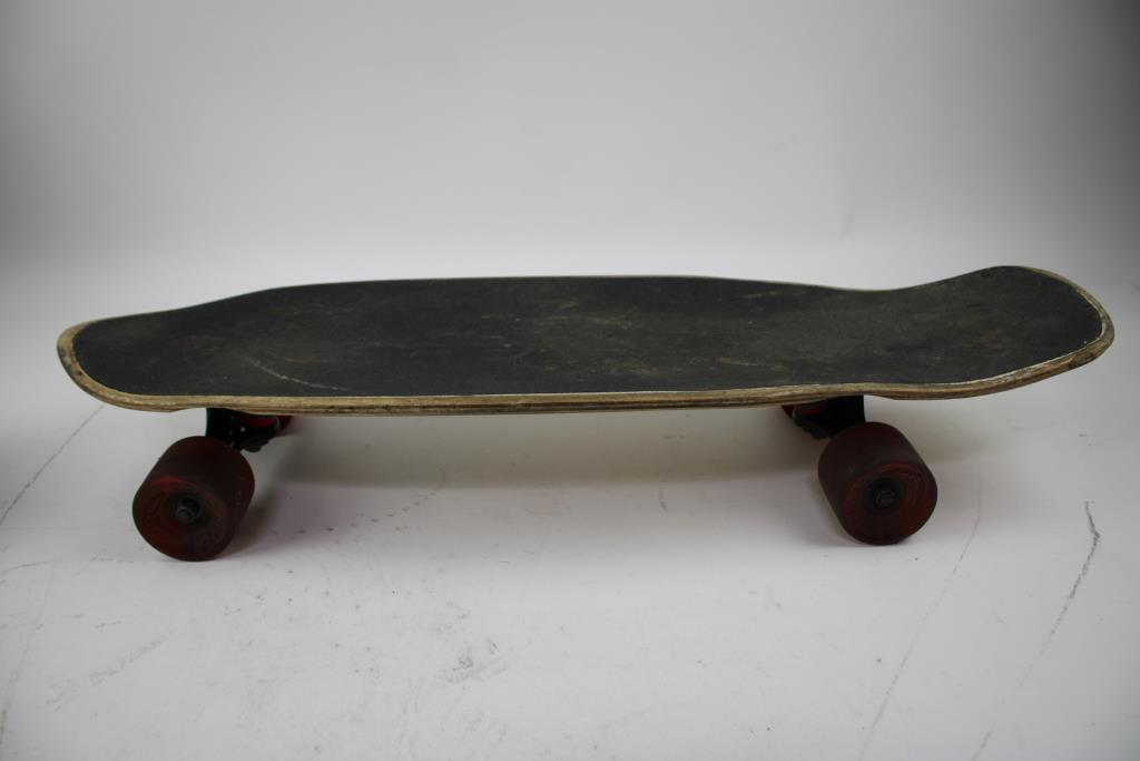 Santa Cruz Skateboard, Etnies Skater Shoes, Drill Medium Shorts, And Airpods, 4 Pieces