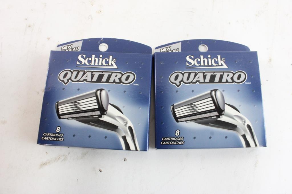 Schick Quattro Blades, 2 Pieces | Property Room