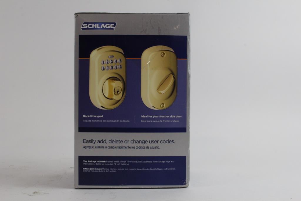 Schlage Keypad Deadbolt Lock Property Room