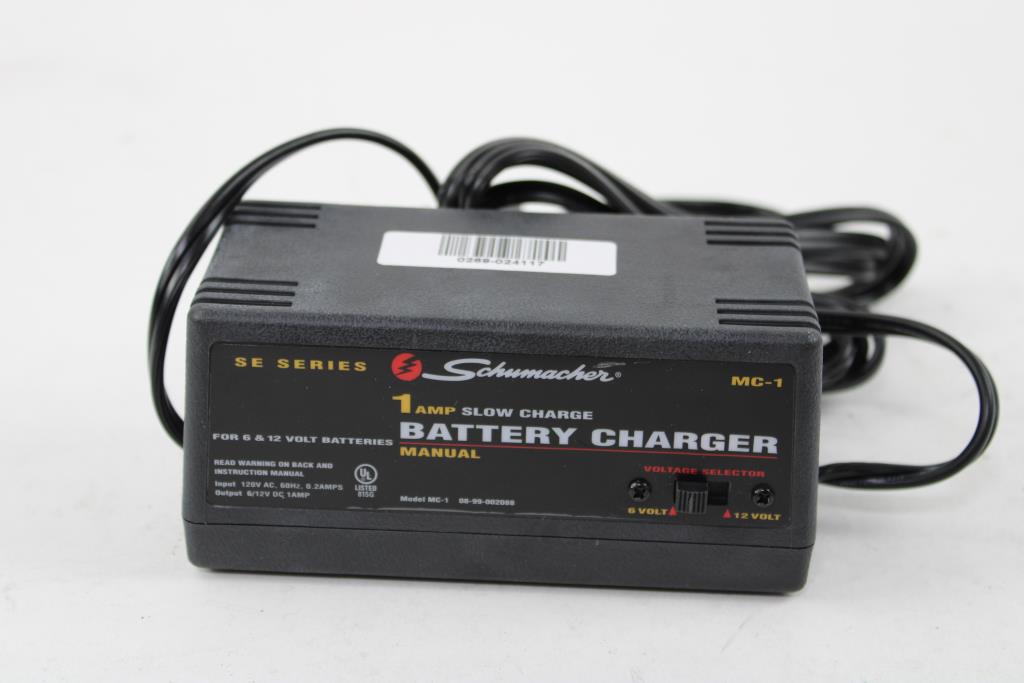 Schumacher 1 Amp Slow Charge Battery Charger