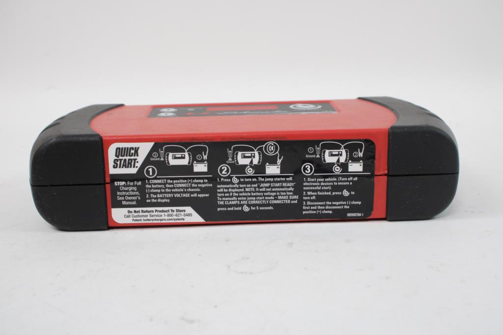 Schumacher 1000Peak AMp Jumpstart Battery Charger Property Room