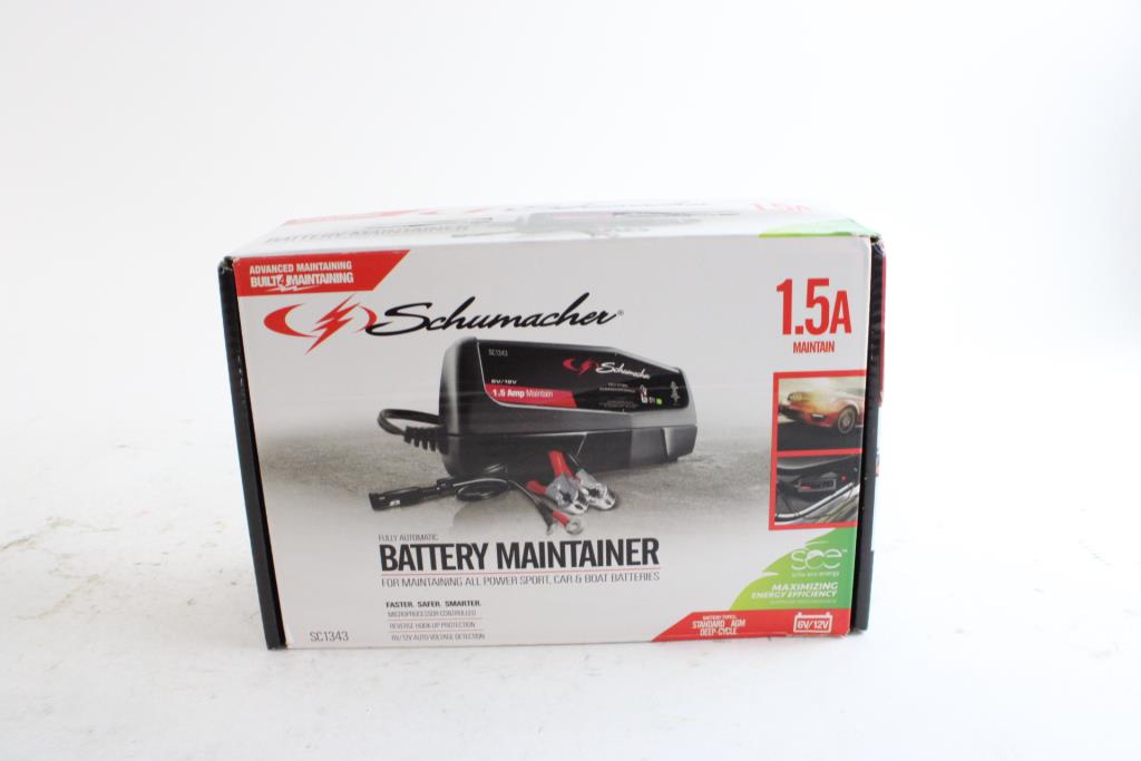 Schumacher 1.5A Battery Maintainer | Property Room