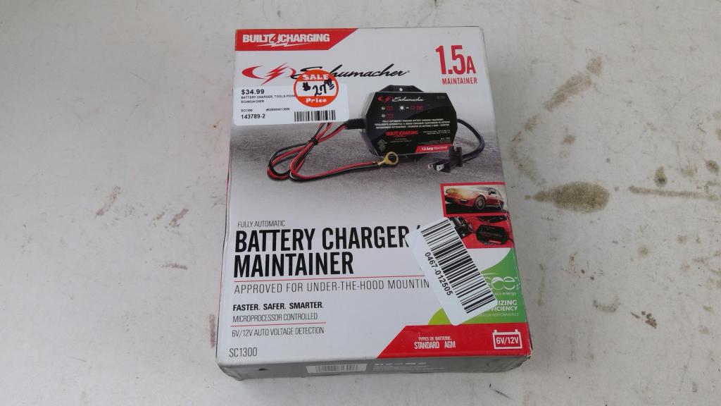 Schumacher Battery Charger/ Maintainer