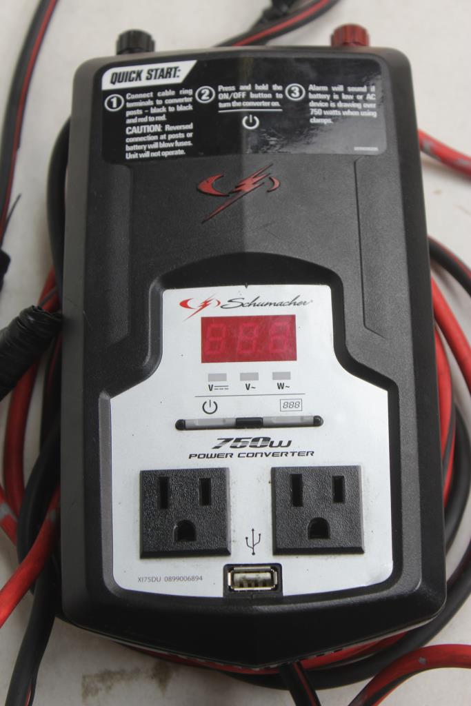 Schumacher XI75DU 750W Power Converter Property Room