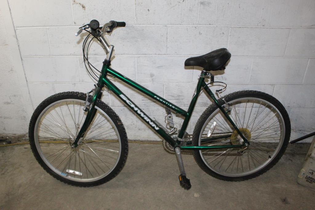 VTT Vintage Schwinn Frontier GS 1992 - 21 Vitesses - Cadre Acier Vert - Taille L