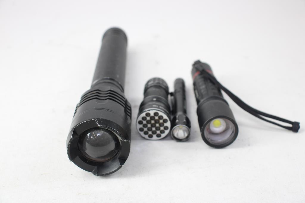 Scipio Tactical Rechargable LED Flashlight, Goalzero Torch 250
