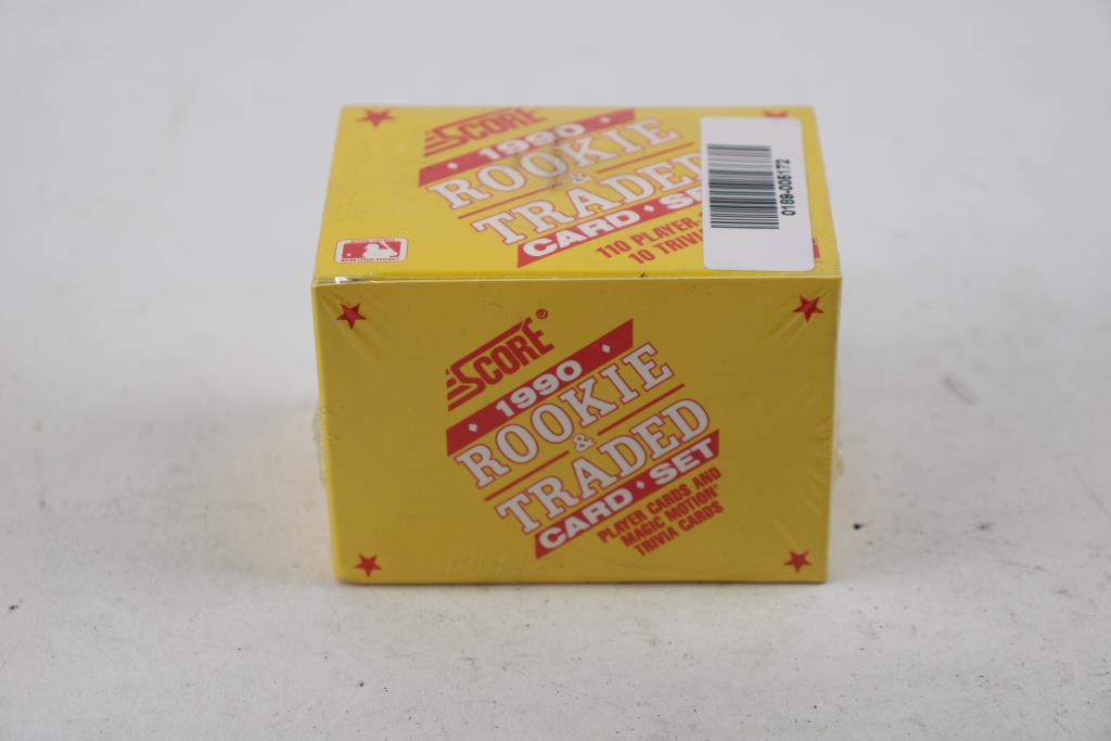 Score 1990 Rookie&trader Card Set, 110 Player Cards, 10 Trivia