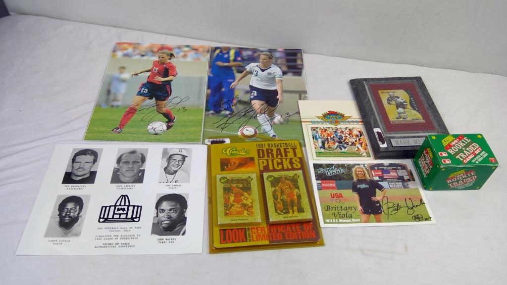 Score, Classic  Baseball, NBA, Trading Cards, Mia Hamm, Brittany Viola, And More Photographics