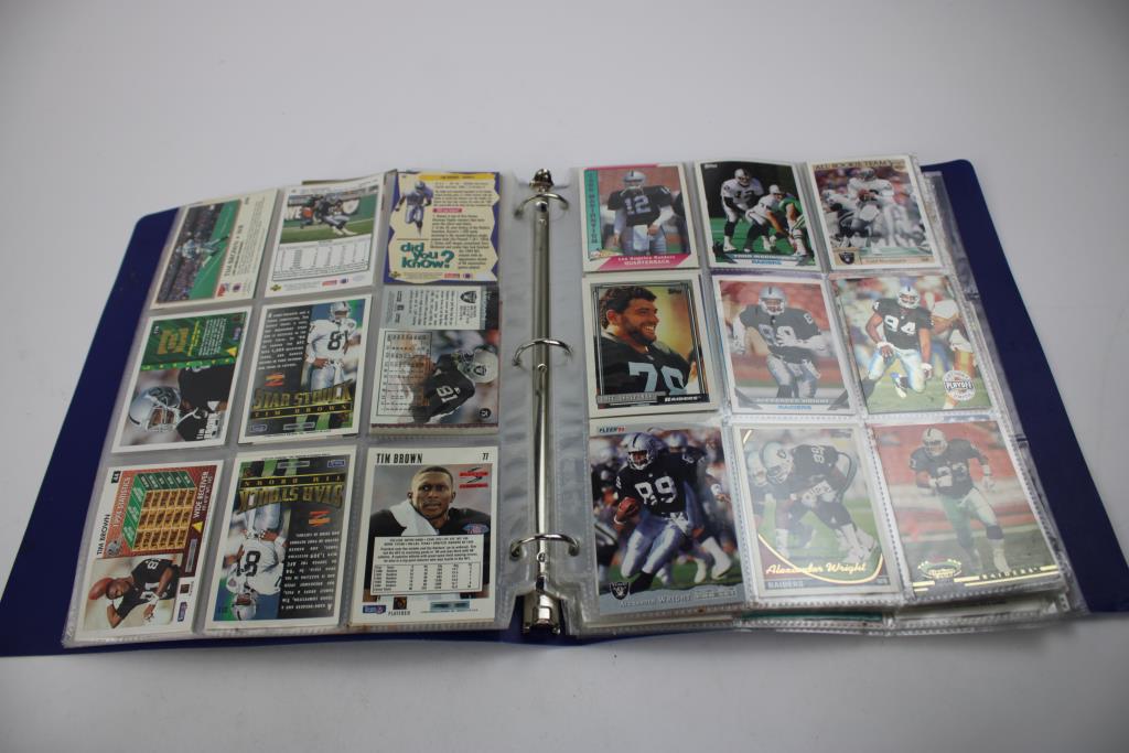 Score, Upper Deck, Topps Football Cards In Folder, 100+ Pieces