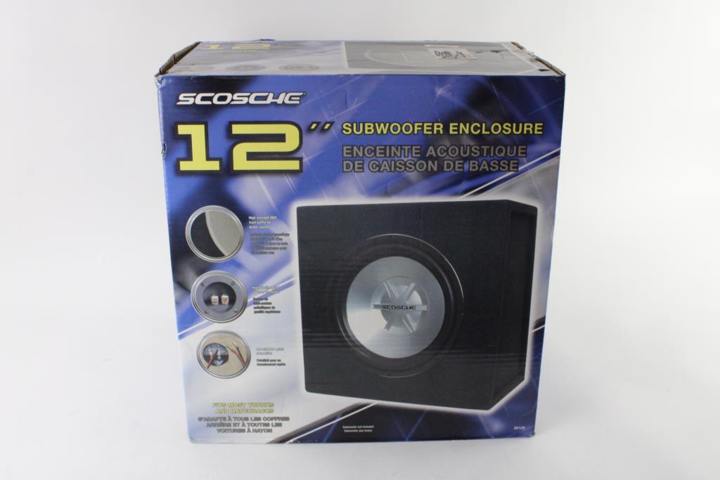 scosche subwoofer box