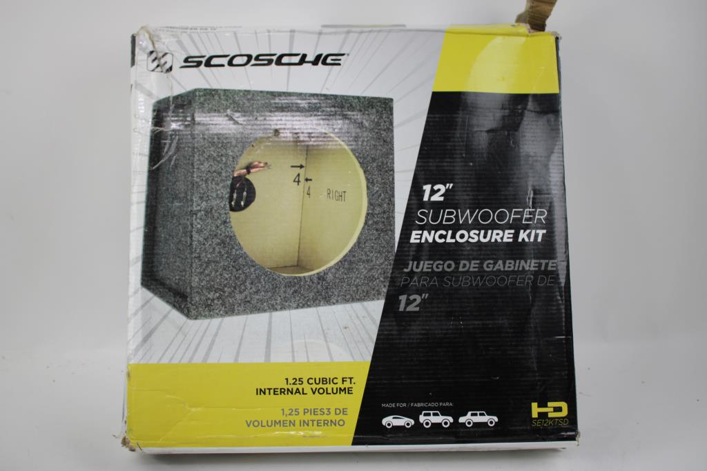 Scosche 12" Subwoofer Enclosure Kit