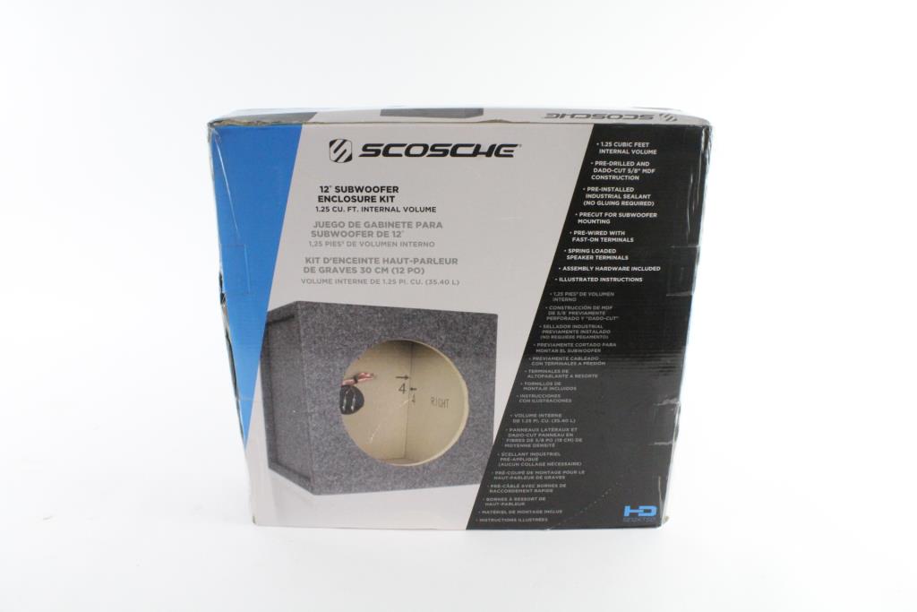 scosche 12 subwoofer