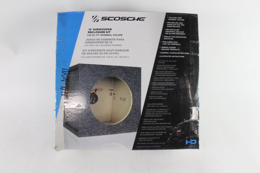 scosche 12 subwoofer
