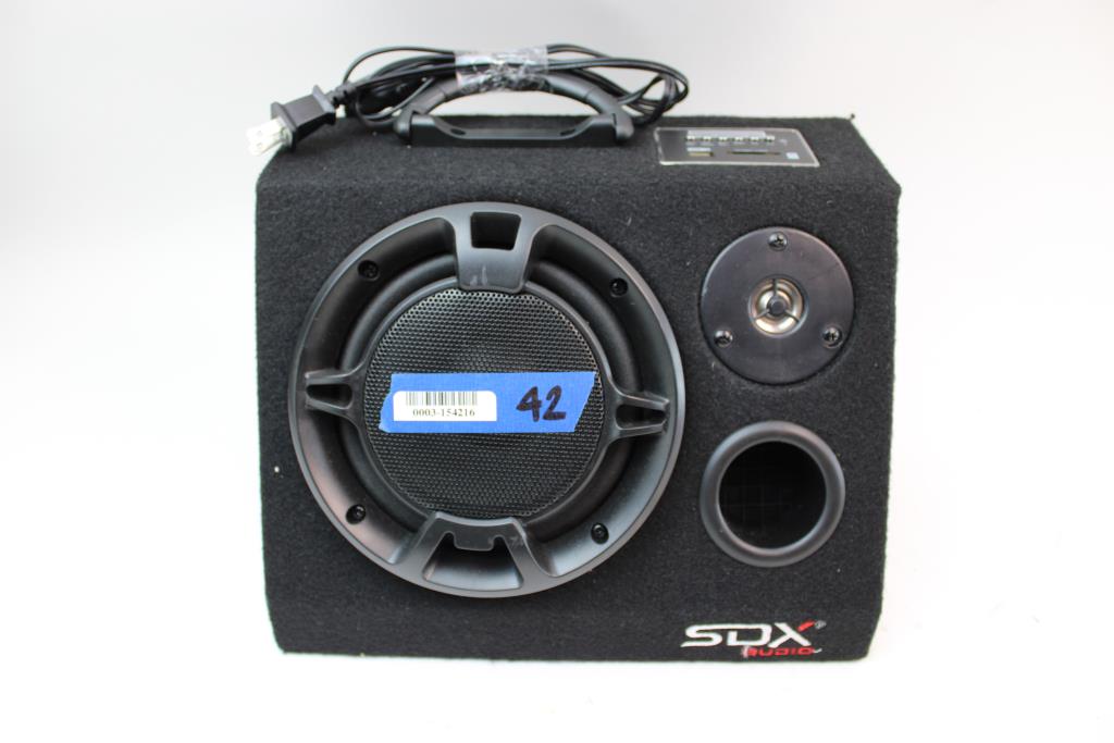 SDX Audio Speaker Property Room