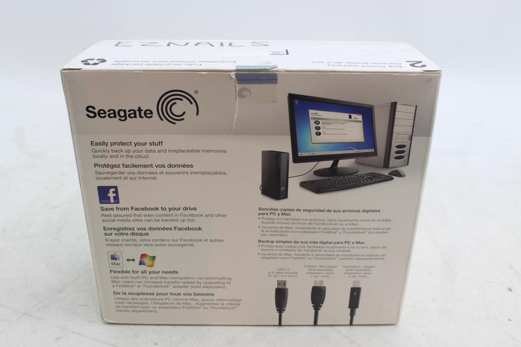 Seagate Backup Plus 1tb Thunderbolt Portable External Hard Drive