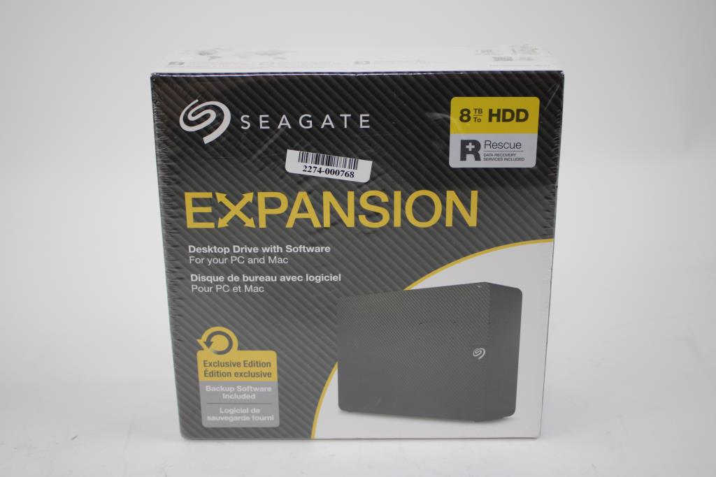 Seagate Expansion 8 TB Desktop Drive With Software