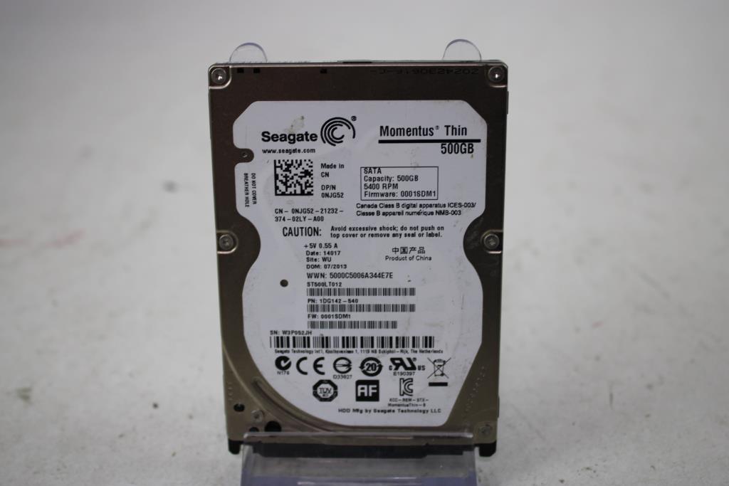 Seagate Momentus Thin 500GB Internal Hard Drive
