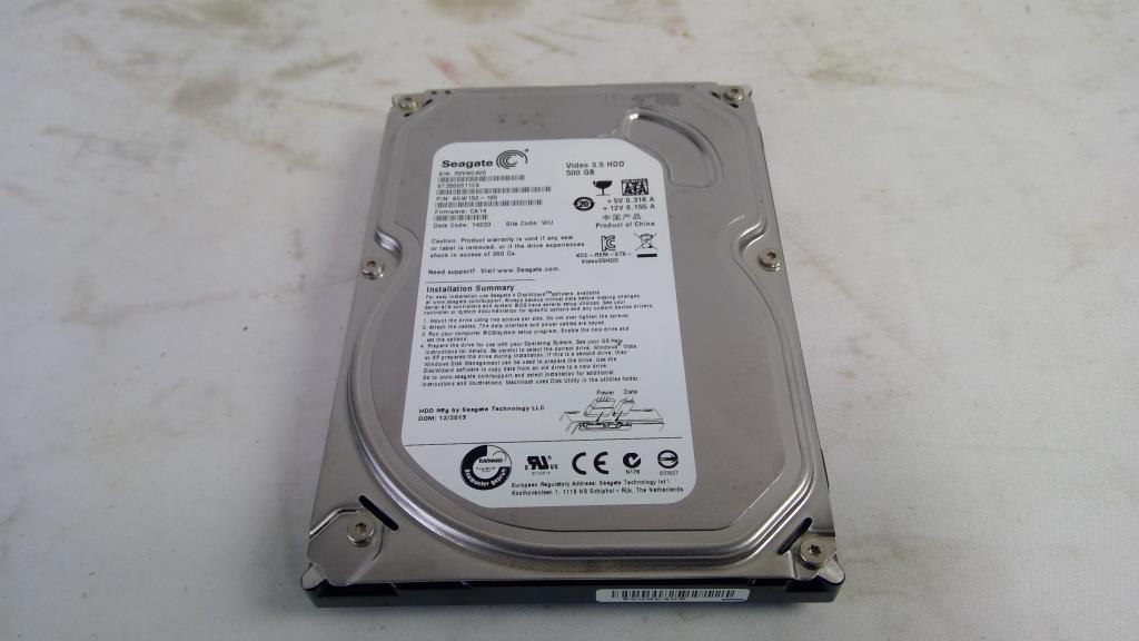 Seagate Video 3.5 HDD 500 GB Internal Hard Drive