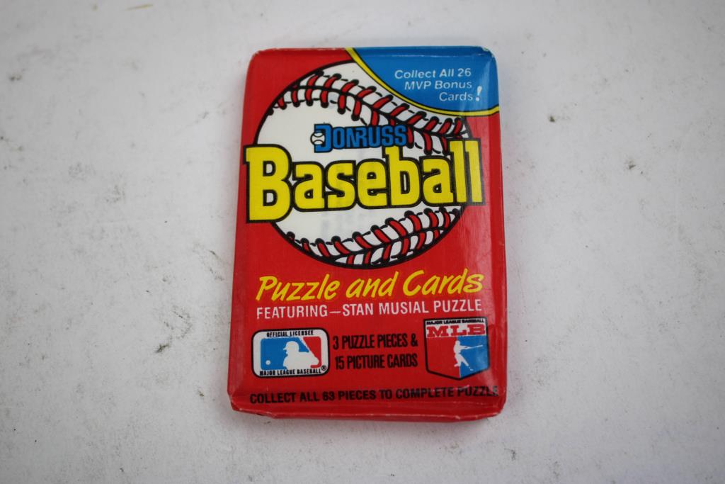 Sealed 1988 Donruss Baseball Cards - Stan Musial Puzzle