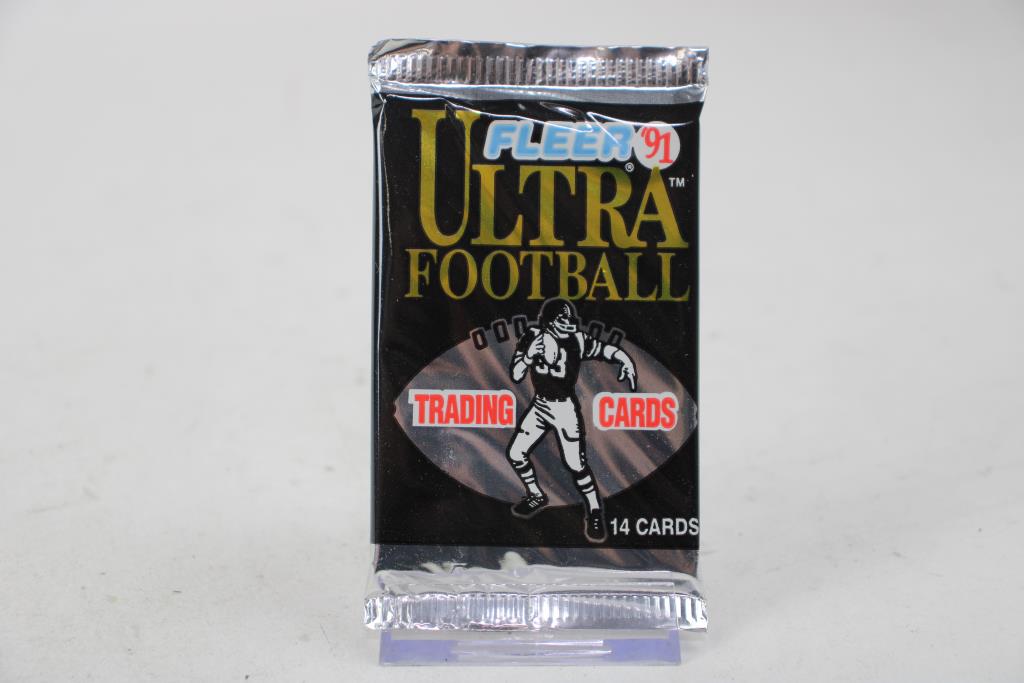 Sealed Pack 1991 Fleer Ultra Football