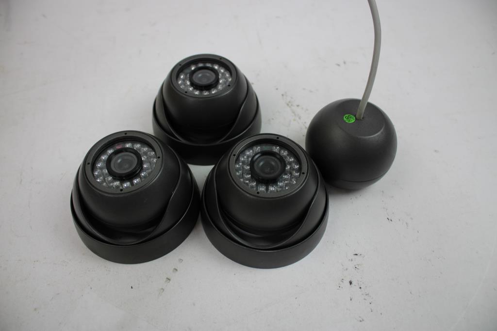Security Cameras Bulk Lot, 4 Pieces