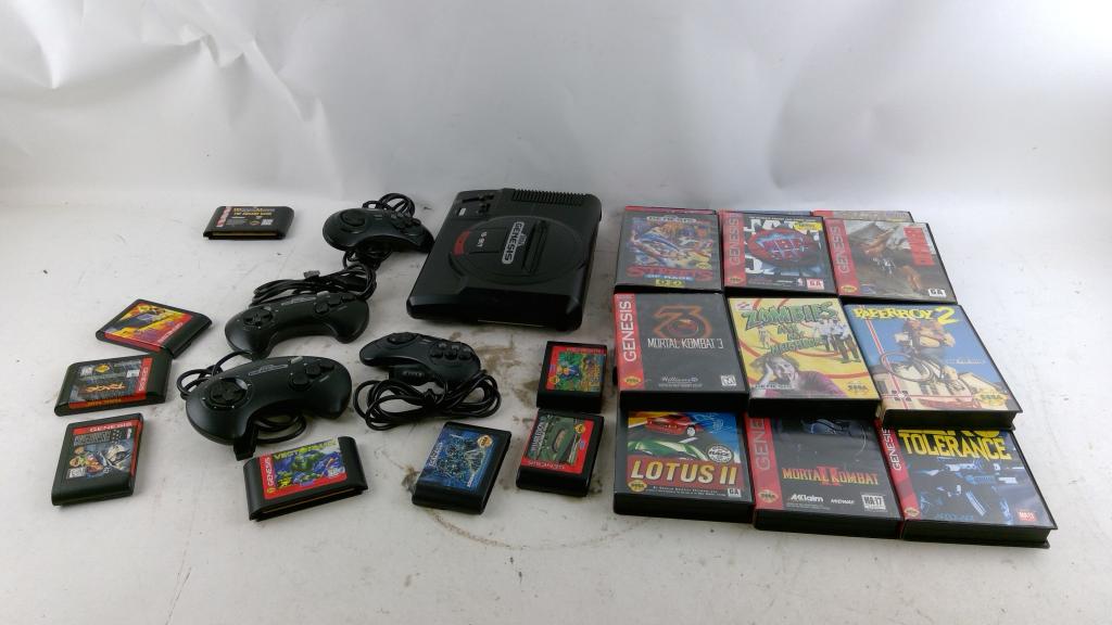 Sega Genisis Console And More 10+ Pieces