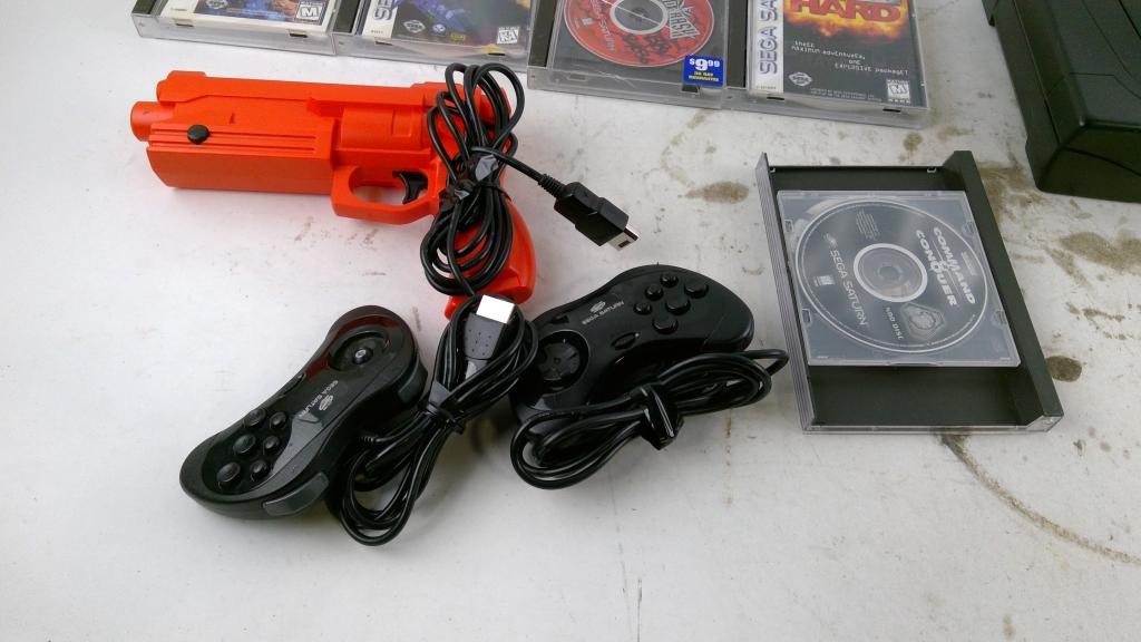 Sega Saturn Console And More 10+ Pieces