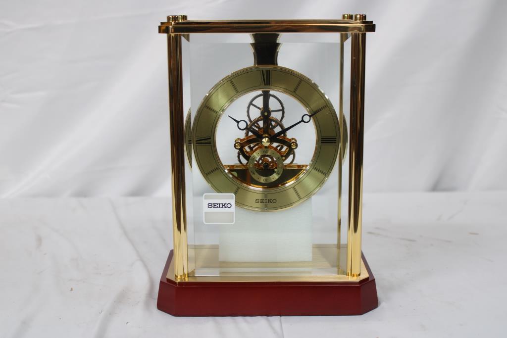Seiko Skeleton Mantel Clock