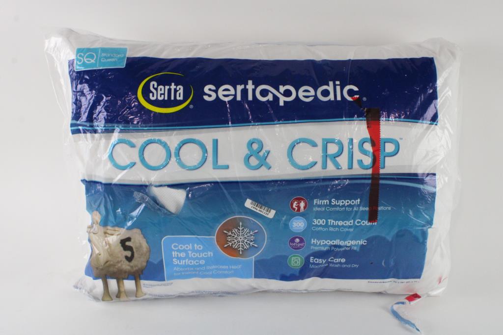 Serta Sertapedic Cool & Crisp Standard/Queen Pillow Property Room