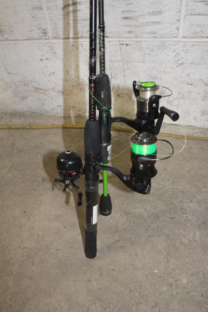 Shakespeare Fishing Poles, 3 Pieces Property Room