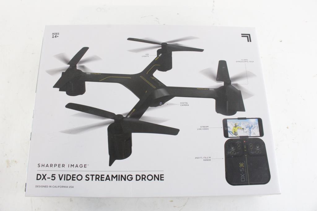 Sharper Image DX5 Video Streaming Drone Property Room