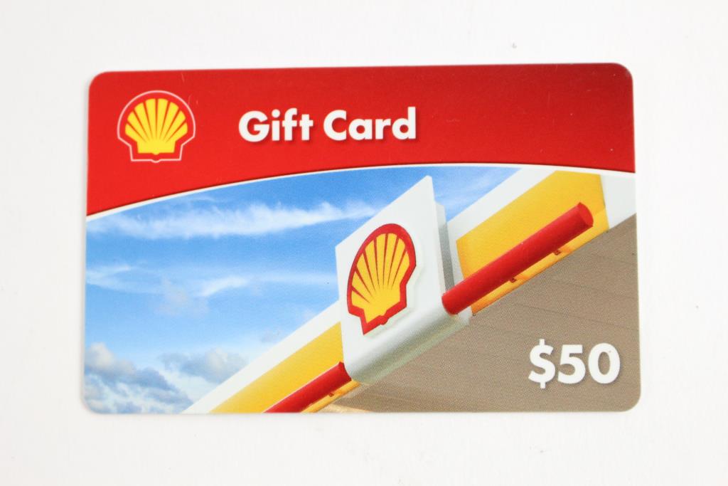 Shell $50 Dollar Gift Card | Property Room