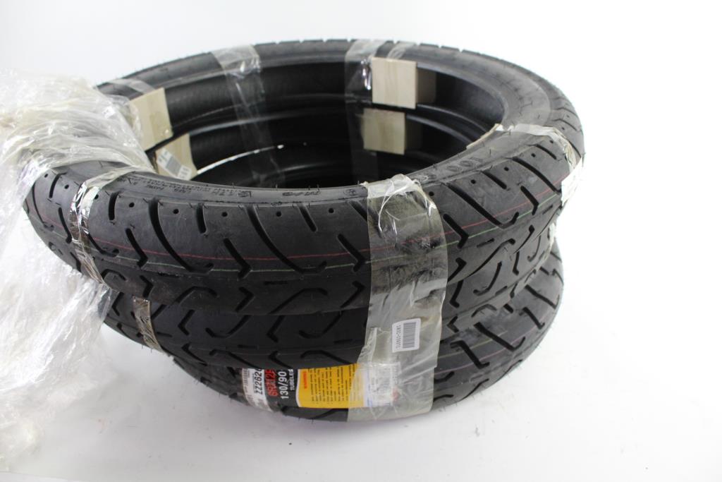 Shinko And Kenda Motorcycle Tires, 3 Pieces Property Room