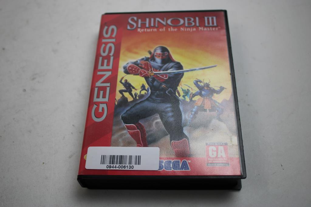 Shinobi III: Return Of The Ninja Master For Sega Genesis