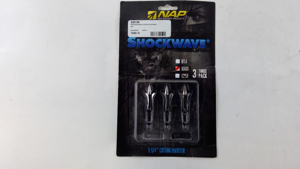 Shockwave Broadhead Arrow Tips