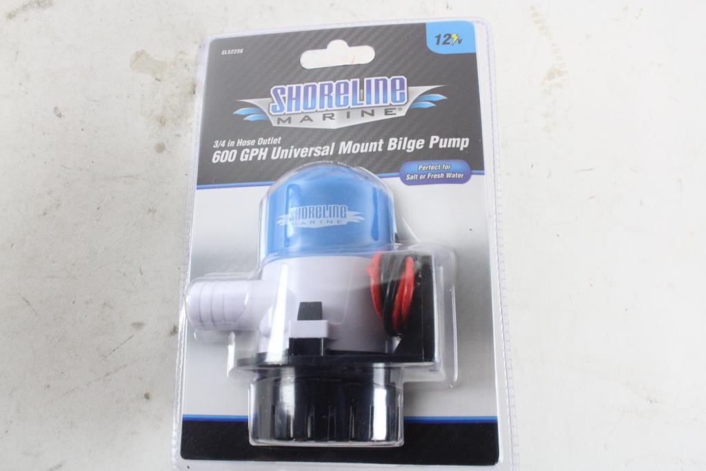 Shoreline Marine Universal Mount Bilge Pump Property Room