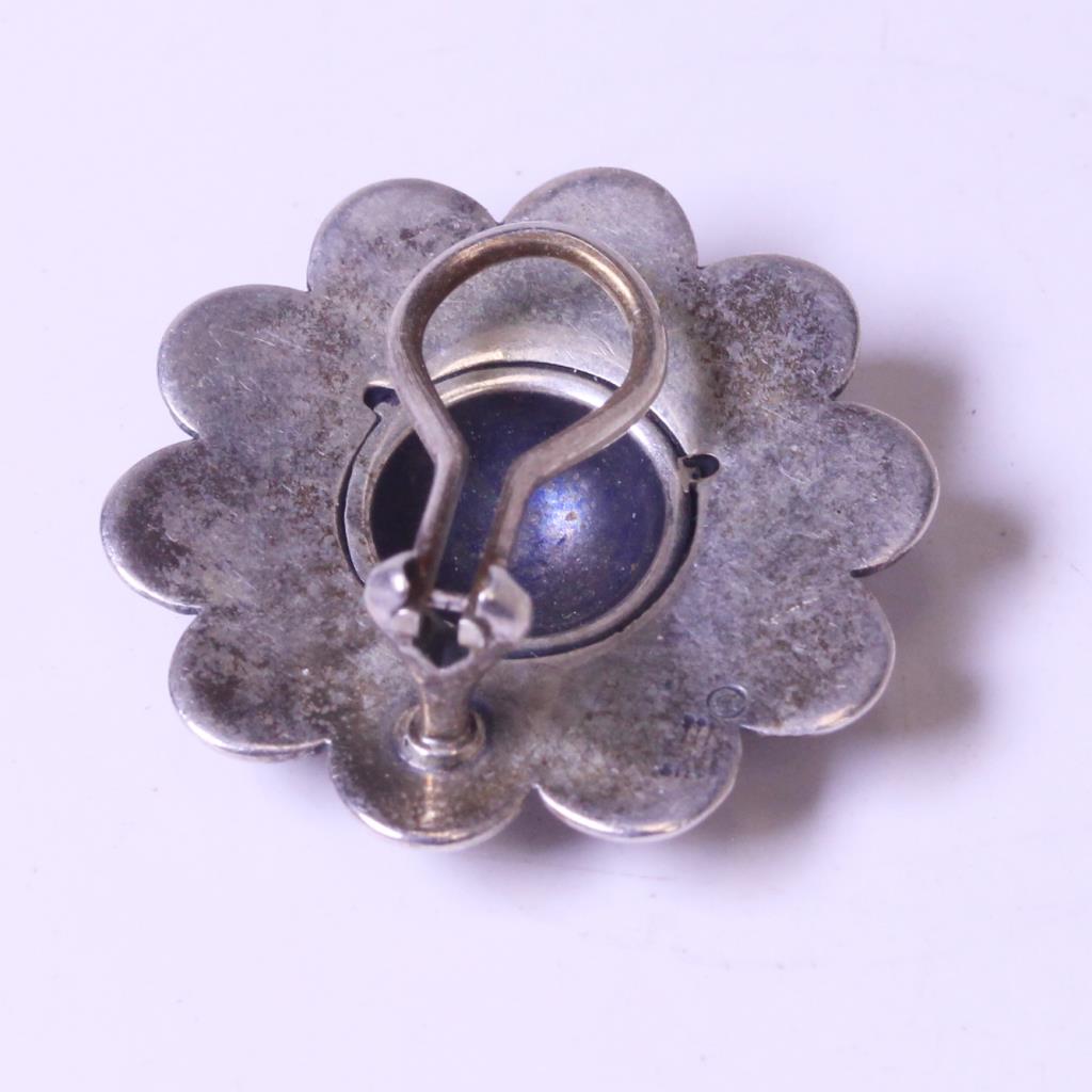 Silver 8g James Avery Single Flower Clip On Earring Property Room