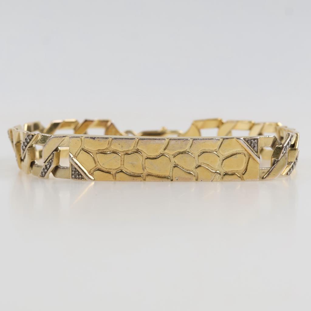 Silver GP Diamond Bracelet